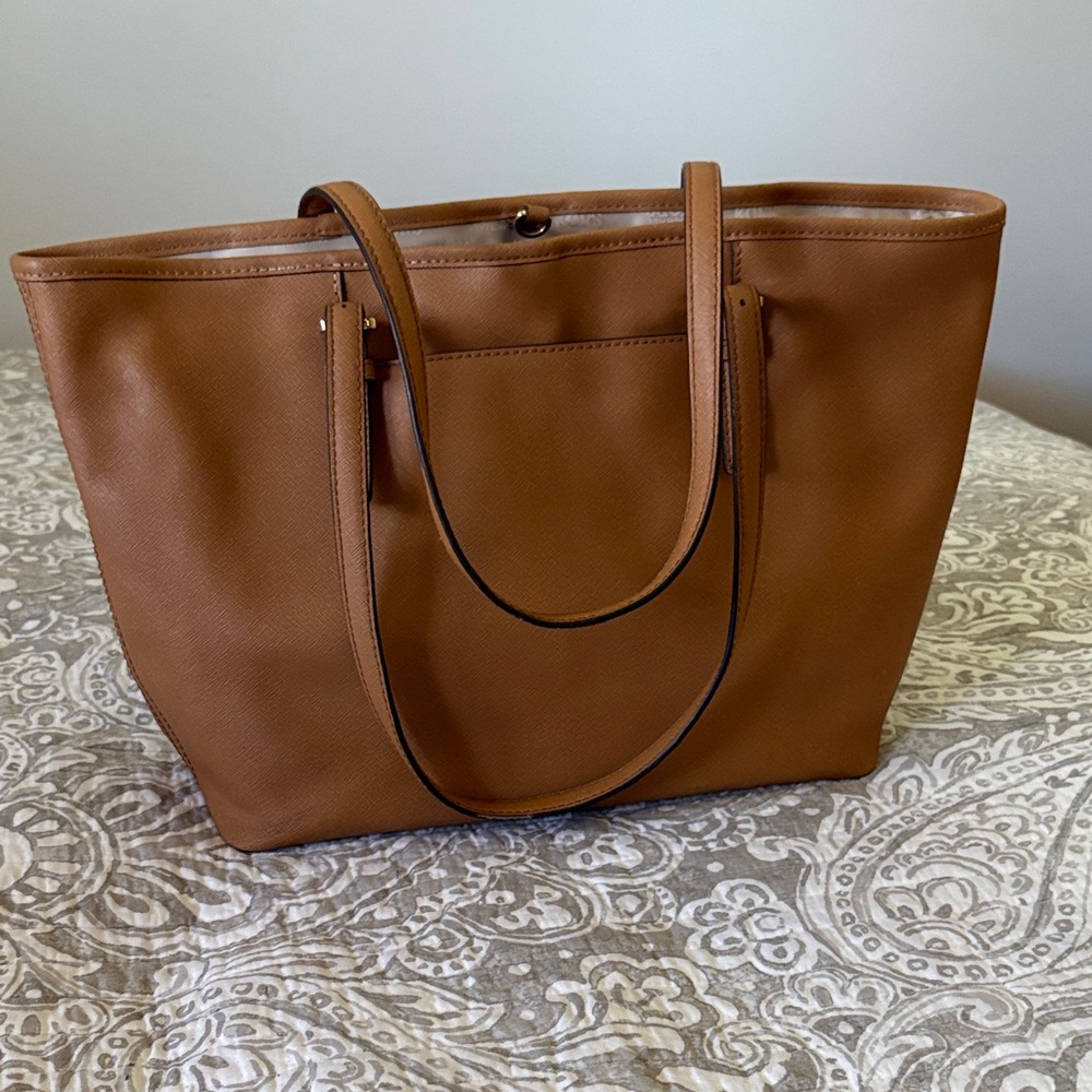 Michael Kors Cognac Leather Tote